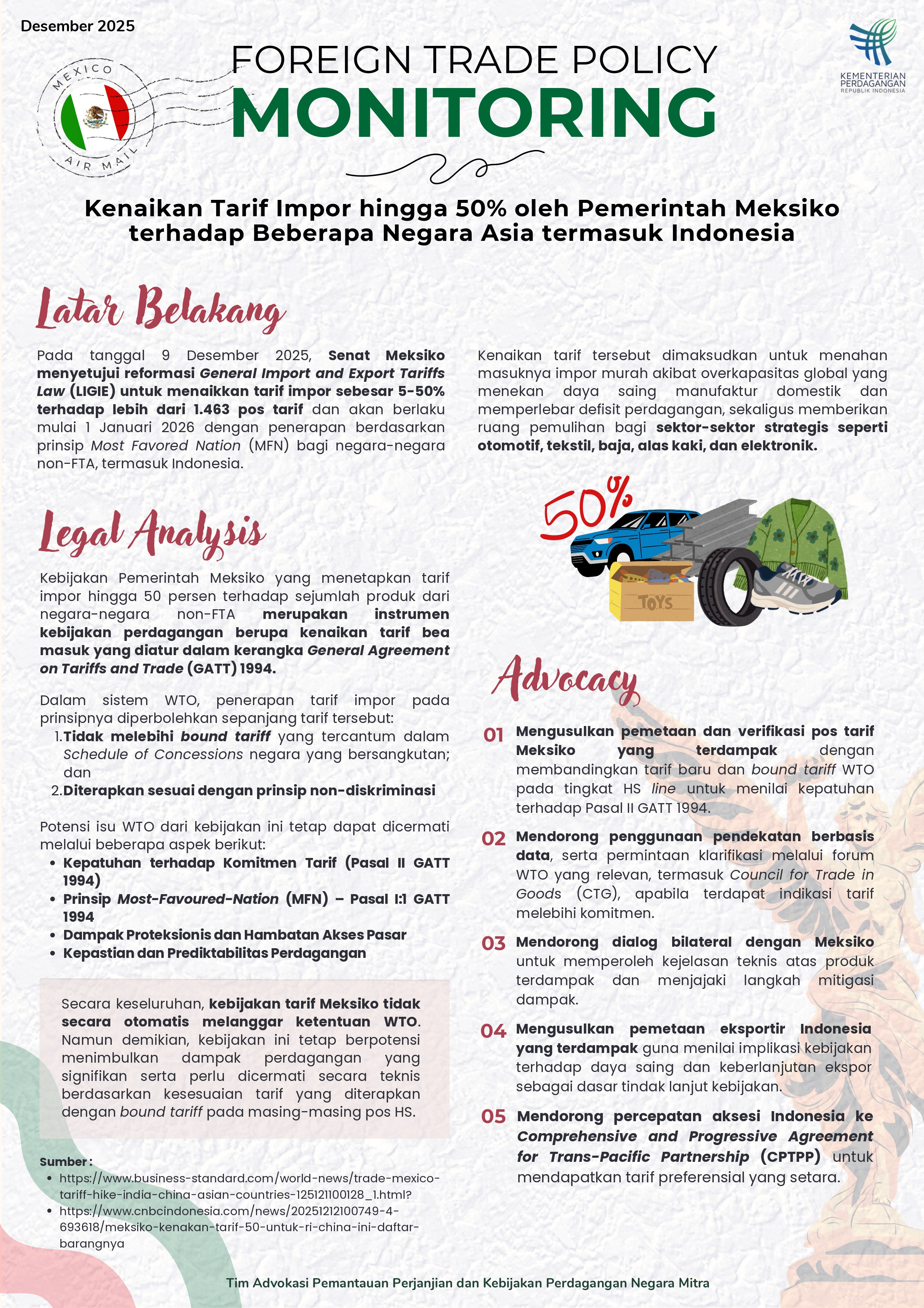 FOREIGN TRADE POLICY EDISI DESEMBER 2025