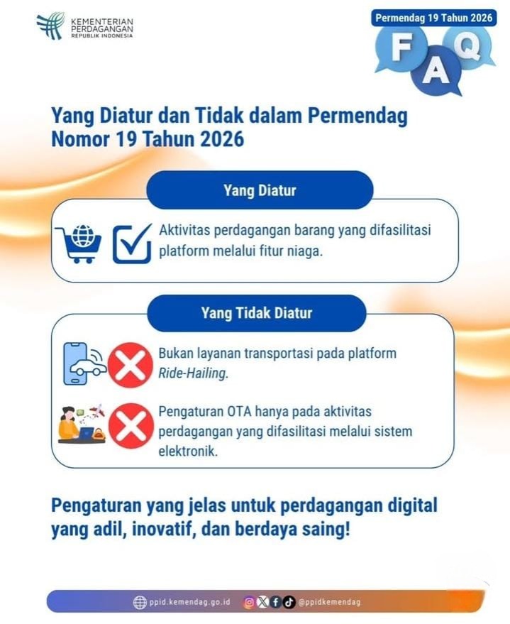Yang Diatur dan Tidak dalam Permendag Nomor 19 Tahun 2026