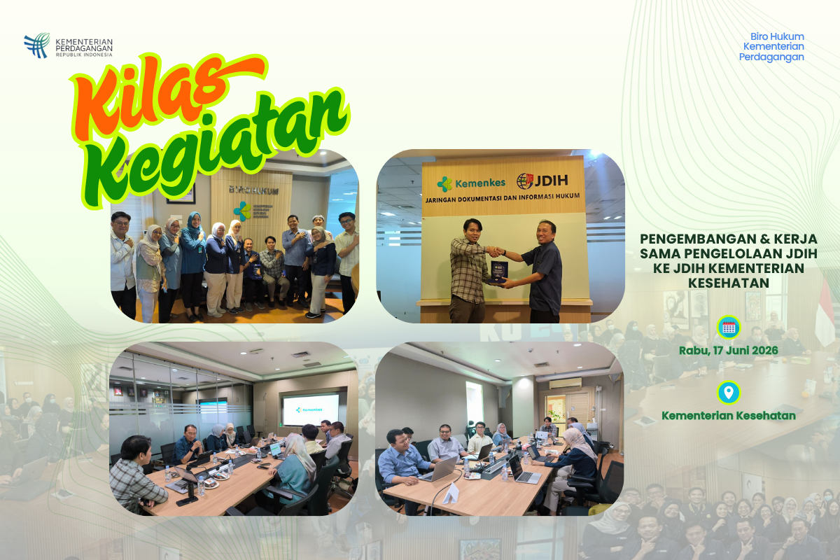 Kilas Kegiatan Kerjasama JDIH ke JDIH Kementerian Kesehatan